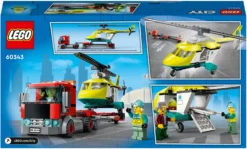 LEGO City Große Fahrzeuge - Rettungshubschrauber Transport 60343 -Schleich Verkaufe extra afbeelding voor 5702017161150 6