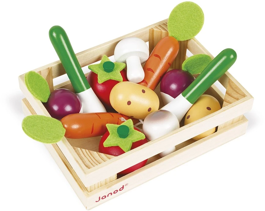 Janod Gemüse Sortiment Im Kasten (Inhalt 12 Teile) 1 Janod Gemüse Sortiment Im Kasten (Inhalt 12 Teile)