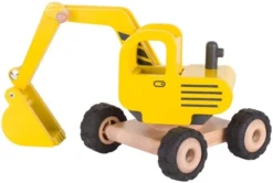 Goki Spielzeugfahrzeug Bagger Aus Holz - 55898