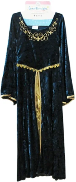 Great Pretenders GP Robe Reine Guenièvre Turquoise /9-10 Ans