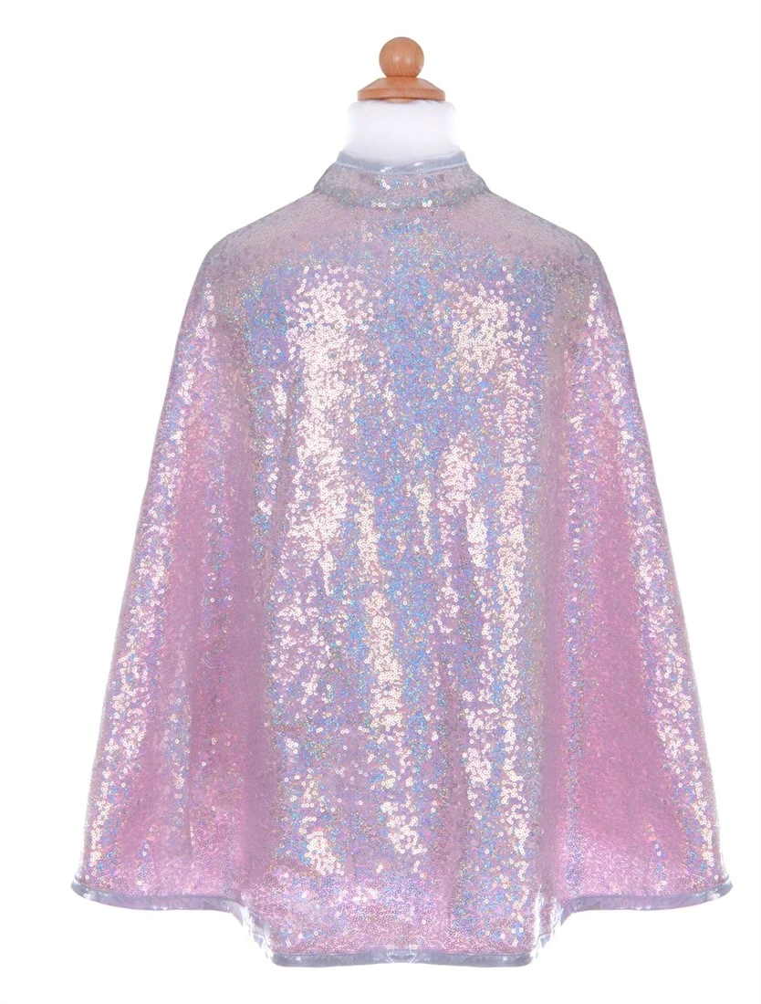 Great Pretenders Great Presenders 50663 Silver Sequins Cape, Masken Und Partyzubehör, Rosa 2 Great Pretenders Great Presenders 50663 Silver Sequins Cape, Masken Und Partyzubehör, Rosa – Bild 2