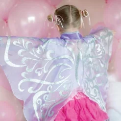 Great Presenders 50835 Organza Glitter Wings Mützen, Masken Und Partyzubehör, Lila