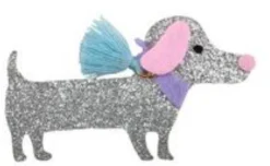 Great Pretenders Boutique Dackel Haarspange, 2 Stile Sortiert