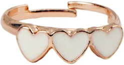 Great Pretenders Boutique Herz Stern Ringe, 3 Stück