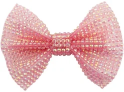 Great Pretenders Boutique Rosa Edelstein Schleife Haarspange