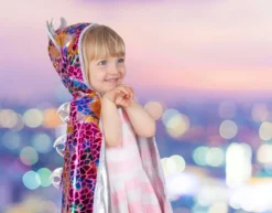 Great Pretenders Dragon Knight Cape, Multi/Slvr Mützen, Masken Und Partyzubehör, Mehrfarbig (52415)