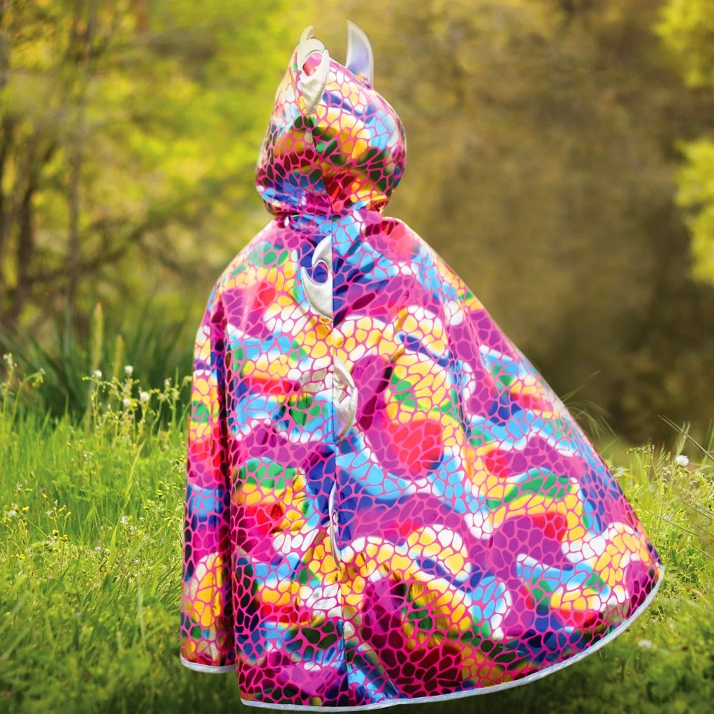 Great Pretenders Dragon Knight Cape, Multi/Slvr Mützen, Masken Und Partyzubehör, Mehrfarbig (52415) 3 Great Pretenders Dragon Knight Cape, Multi/Slvr Mützen, Masken Und Partyzubehör, Mehrfarbig (52415) – Bild 3