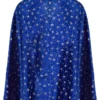 Great Pretenders - Glitter Wizard Cape&Hat Mützen, Masken Und Partyzubehör, Blau (61083)