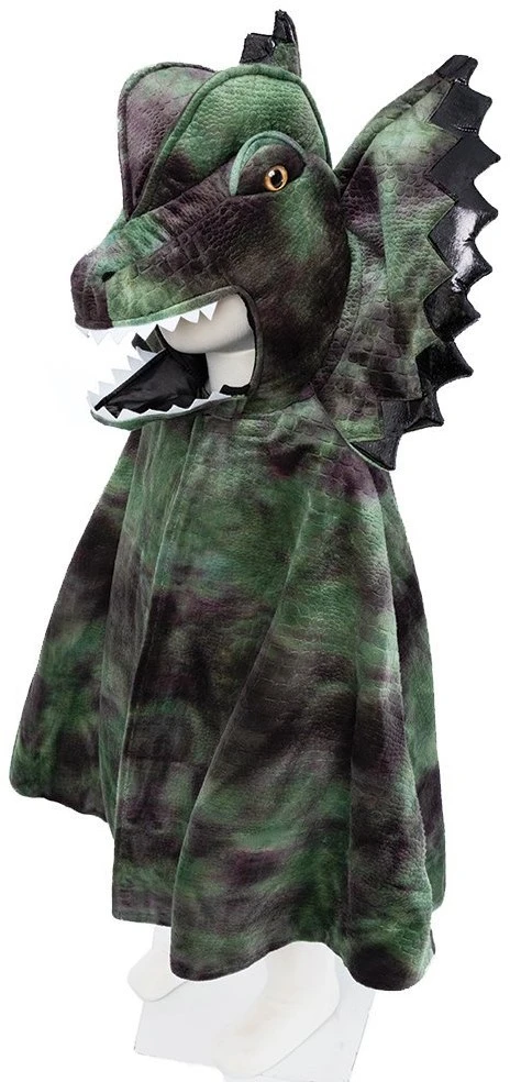 Great Pretenders Grandasuarus Dilophosaurus Cape W/Klauen, Größe US 4-6 2 Great Pretenders Grandasuarus Dilophosaurus Cape W/Klauen, Größe US 4-6 – Bild 2