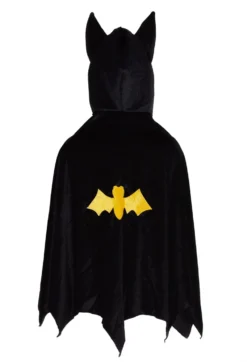 Great Pretenders Hooded Bat Cape, Black SIZE US 5-6