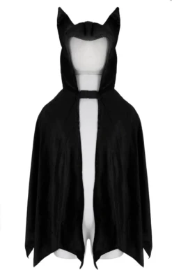Great Pretenders Hooded Bat Cape, Black SIZE US 5-6 -Schleich Verkaufe great pretenders hooded bat cape black size us 5 6 3