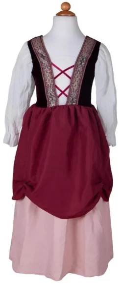 Great Pretenders Robe De Paysanne Médiévale Rose, Taille US 9-10