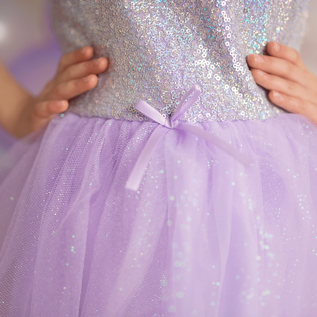 Great Pretenders Robe De Princesse Sequins Chatoyants Lila, Taille US 3-4 3 Great Pretenders Robe De Princesse Sequins Chatoyants Lila, Taille US 3-4 – Bild 3