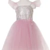 Great Pretenders Robe De Princesse Sequins Chatoyants Rose, Taille US 3-4