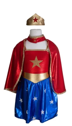 Great Pretenders Superhero Girl (Tunika, Cape Und Kopfbedeckung), Größe US 5-7