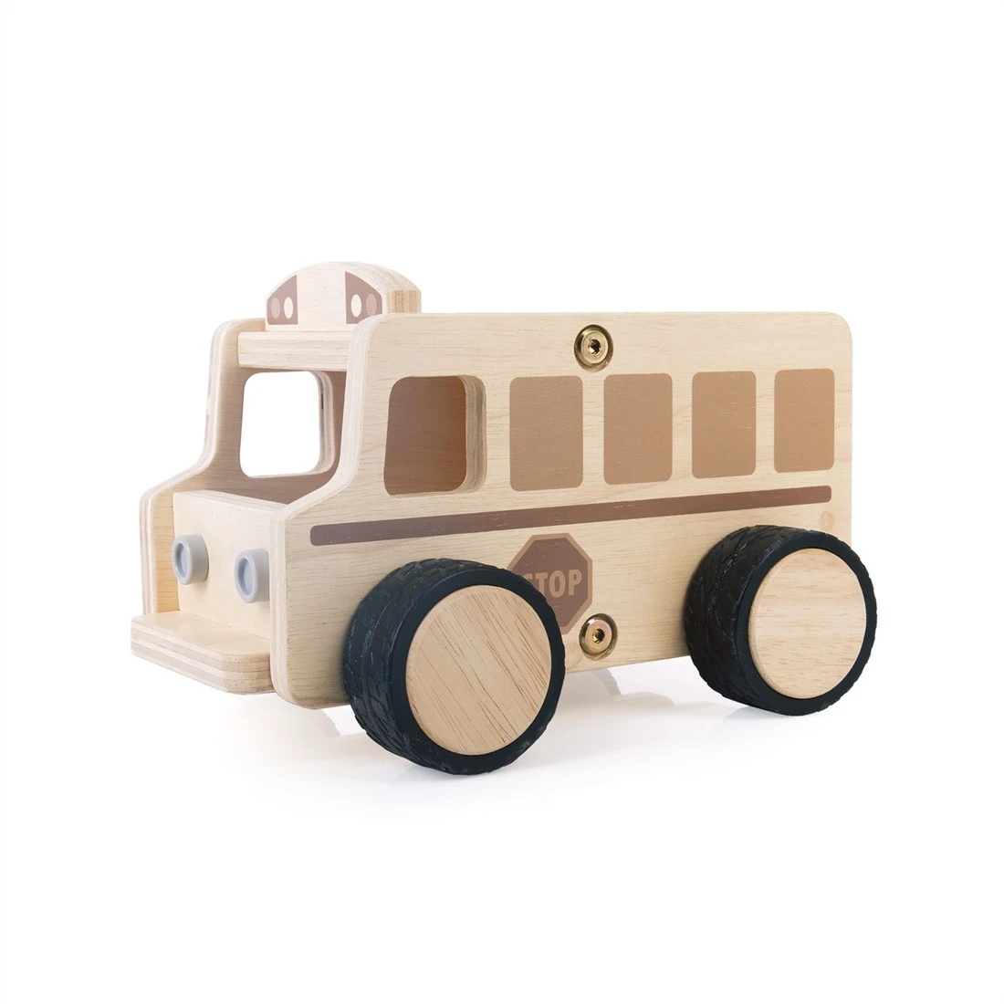 Guidecraft Wooden School Bus 1 Guidecraft Wooden School Bus