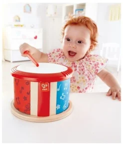 Hape Doppelseitige Trommel Von Hape | Doppelseitiges Holztrommel-Musikspielzeug Für Kleinkinder -Schleich Verkaufe hape doppelseitige trommel von hape doppelseitiges holztrommel musikspielzeug fuer kleinkinder 3