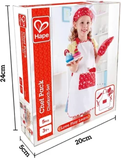 Hape E3162 - Chefkoch-Set, Küchenspielzeug -Schleich Verkaufe hape e3162 chefkoch set kuechenspielzeug 3