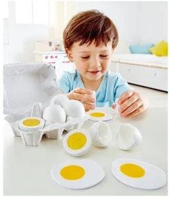Hape Eierkarton Von Hape| 3 Hartgekochte Eier Mit Leicht Ablösbarer Schale & 3 Spiegeleier, Realistisches Lernspielzeug Für Kinder Ab Drei Jahren Aus Holz -Schleich Verkaufe hape eierkarton von hape 3 hartgekochte eier mit leicht abloesbarer schale 3 spiegeleier realistisches lernspielzeug fuer kinder ab drei jahren aus h