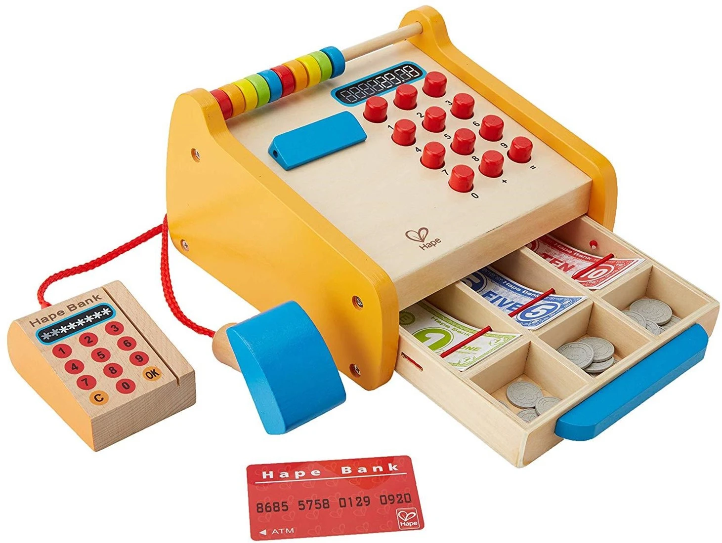 Merkloos Hape Houten Winkeltje Kassa 1 Merkloos Hape Houten Winkeltje Kassa