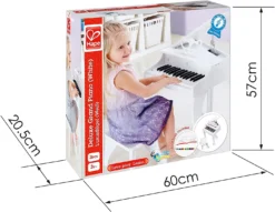 Hape Luxusflügel | Piano Mit 30 Tasten, Inklusive Stuhl, Elektronisches Musik-Keyboard Für Kinder Ab 3 Jahren, Weiß -Schleich Verkaufe hape luxusfluegel piano mit 30 tasten inklusive stuhl elektronisches musik keyboard fuer kinder ab 3 jahren weiss 3