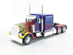 Jada Toys Transformers T1 Optimus Prime, Spielzeugauto Aus Die-cast, Auto, Maßstab 1:24, Blau/rot