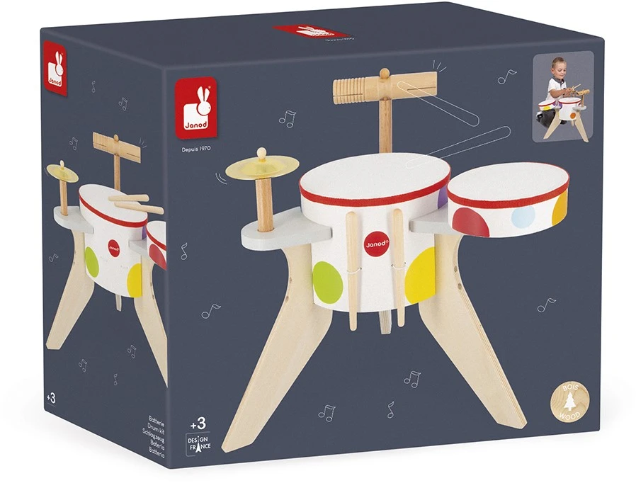 Janod Confetti - Drumstel 2 Janod Confetti - Drumstel – Bild 2