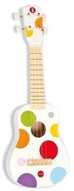 Janod Holz Ukulele ‘Konfetti’ - Holzspielzeug Für Kinder - Musikinstrument Für Kinder - Kindergitarre - Ab 3 Jahren, J07597