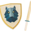 Janod - Houten Zwaard En Schild Wolf