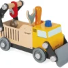 Janod J06470 Brico 'Kids Bauwagen Aus Holz-Bauspielzeug-Entwicklung Von Feinmotorik Und Fantasie-FSC-Zertifiziert-Ab 3 Jahren