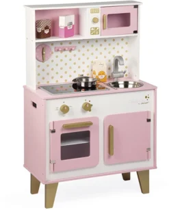 Janod - Küche Aus Holz Mit Funktionen Und Zubehör