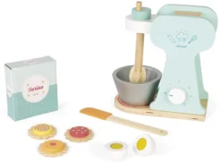 Janod - Set „Kleiner Konditor“ Aus Holz - Rollenspielzeug Küche Und Esszimmer - 6 Utensilien Im Lieferumfang Enthalten - Ab 3 Jahren, J06605