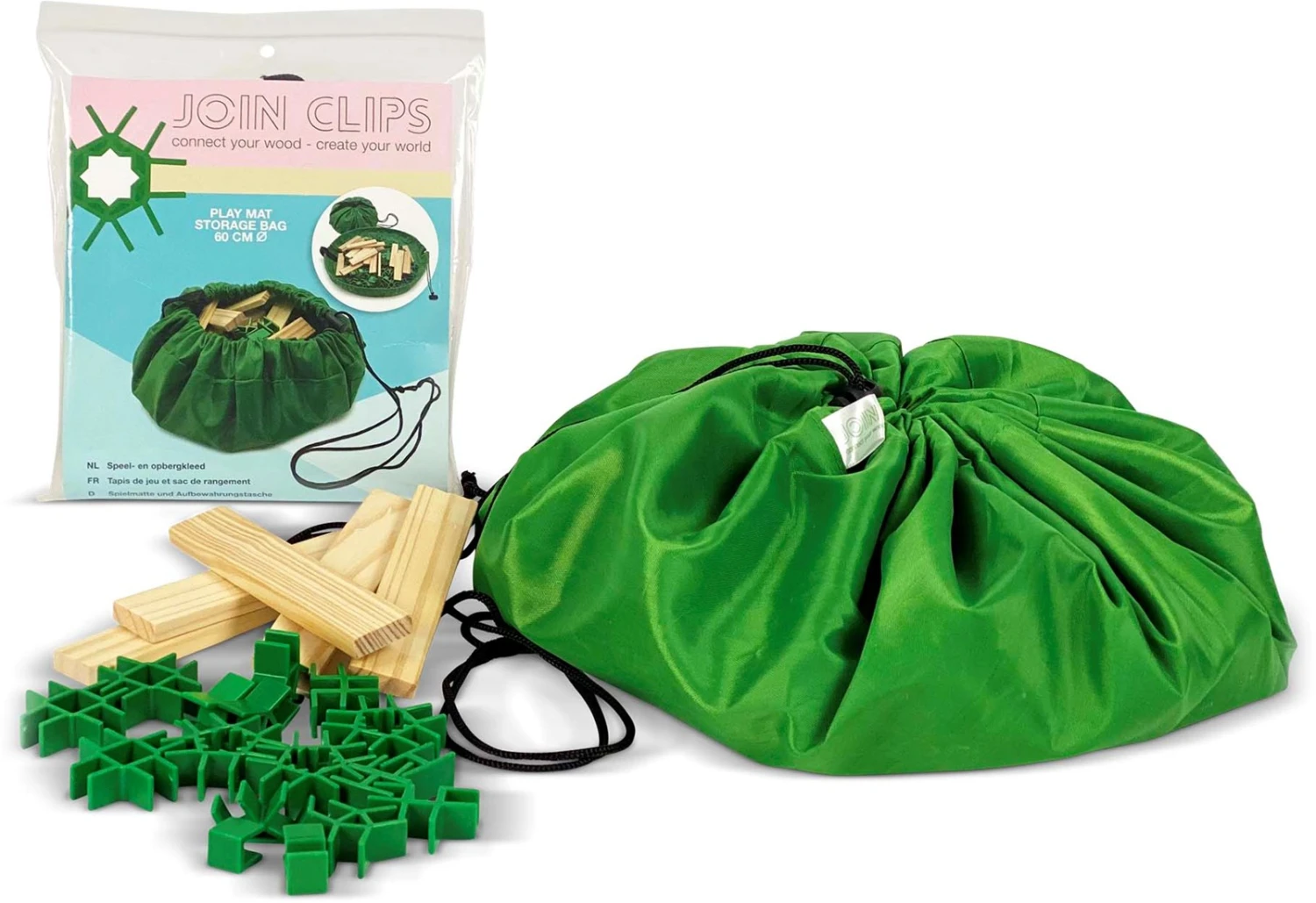 JOIN CLIPS Spiel-Aufbewahrungstasche 60 Cm 3 JOIN CLIPS Spiel-Aufbewahrungstasche 60 Cm – Bild 3