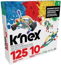 K'Nex 36178 - BAU- Und Konstruktionsspielzeug Set 10 In 1, STEM Baukasten, Konstruktionsset Für 10 Modelle, Bauset Mit 130 Teilen, Spielset Fuer Kinder Von 5 - 10 Jahre