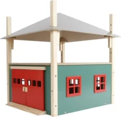 Kinder Globus Heuhaufen Holz Mit Schuppen 1:32 32x35x45