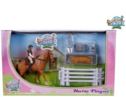 Kids Globe Kinder Globus Spielset Pferd Mit Reiter Und Zubehör