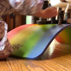 Kinderfeets Balance Board Aus Holz - Regenbogen -Schleich Verkaufe kinderfeets balance board aus holz regenbogen 3