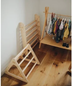 Kinderfeets Pikler Holz-Klettergerät Dreieck - Klein -Schleich Verkaufe kinderfeets pikler holz klettergeraet dreieck klein 3