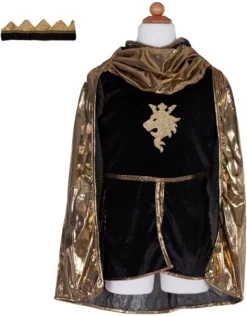 Kinderkostüm Ritter-Set, Gröse M Gold