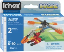 KNEX 35459 - Imagine BAU- Und Konstruktionsspielzeug Set Helicopter, Baukasten Hubschrauber, Konstruktionsset Fuer 2 Modelle, Bauset Mit 36 Teilen, Spielset Fuer Kinder Von 5 - 10 Jahre