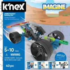 KNEX 35464 - Imagine BAU- Und Konstruktionsspielzeug Set Dune Buggy, Baukasten Strandbuggy, Konstruktionsset Fuer Rennwagen, Bauset Mit Ueber 60 Teile, Spielset Fuer Kinder Von 5 - 10 Jahre