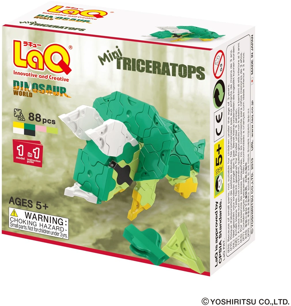 LaQ Dinosaurier-Welt MINI TRICERATOPS 1 LaQ Dinosaurier-Welt MINI TRICERATOPS