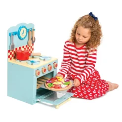 Le Toy Van Blue Oven & Hob Set -Schleich Verkaufe le toy van blue oven hob set 3