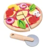 Le Toy Van – Honeybake Rollenspiel Pizzaset Aus Holz Für Kinder | Küchenzubehör Lebensmittel Rollenspiel