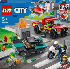 LEGO City Feuerwehr - Verfolgung Von Feuerwehr Und Polizei 60319