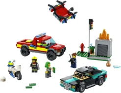 LEGO City Feuerwehr - Verfolgung Von Feuerwehr Und Polizei 60319 -Schleich Verkaufe lego city feuerwehr verfolgung von feuerwehr und polizei 60319 3