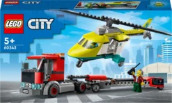 LEGO City Große Fahrzeuge - Rettungshubschrauber Transport 60343