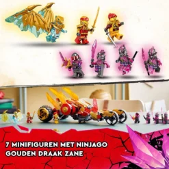 LEGO Ninjago Kai's Goldener Drache Fahrzeug - 71773 -Schleich Verkaufe lego ninjago kai s gouden drakenvoertuig 71773 2