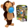 LEIF Plopper Äffchen - Lustiges Spielzeug Für Draußen Und Drinnen|Ballspiele Mädchen Und Jungen Ab 4 Jahren|Indoor Und Outdoor Spiele Für Kinder Mit Ball