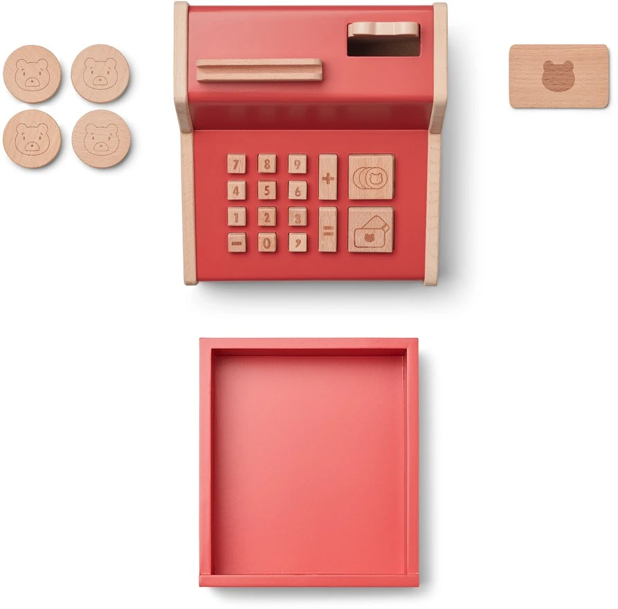 Liewood Buck Cash Register Pale Tuscany / Apple Red 2 Liewood Buck Cash Register Pale Tuscany / Apple Red – Bild 2